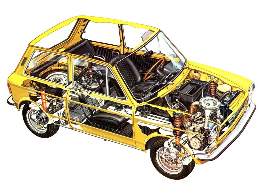 Схема Autobianchi A112 1969 года  (фото 7 из 13)